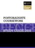 POSTGRADUATE COURSEWORK