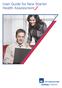 User Guide for New Starter Health Assessment