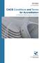 CACB Conditions and Terms for Accreditation