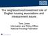 The neighbourhood investment role of English housing associations and measurement issues