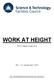 WORK AT HEIGHT. STFC Safety Code No 9. Rev. 1.4, Issued April, 2015