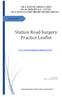 Station Road Surgery Practice Leaflet