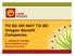 TO BE OR NOT TO BE: Oregon Benefit Companies. C. Edward Gerdes Vice President and General Counsel