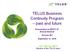TELUS Business Continuity Program past and future
