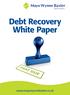 Debt Recovery White Paper