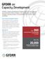 GFDRR on Capacity Development