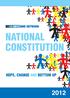 NATIONAL CONSTITUTION