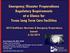 Emergency/Disaster Preparedness Regulatory Requirements at a Glance for Texas Long Term Care Facilities