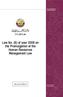 Law No. (8) of year 2009 on the Promulgation of the. Human Resources Management Law
