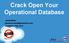 Crack Open Your Operational Database. Jamie Martin jameison.martin@salesforce.com September 24th, 2013