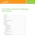 Compliance Document Manager User Guide