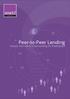 Peer-to-Peer Lending Industry Overview & Understanding the Marketplace
