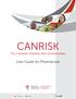 CANRISK. The Canadian Diabetes Risk Questionnaire. User Guide for Pharmacists