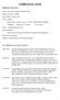 CURRICULUM VITAE ACADEMIC QUALIFICATIONS PERSONAL DETAILS