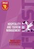 Hospitality AND Tourism Management