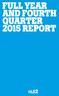Full year and Fourth Quarter 2015 report