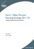 Hart s Older Persons Housing Strategy 2011-14