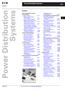 Systems. Power Distribution. Power Distribution Systems 1.0-1. Contents