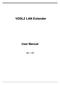 VDSL2 LAN Extender User Manual
