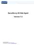 SecurEnvoy IIS Web Agent. Version 7.2