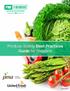 Produce Safety Best Practices Guide for Retailers