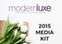 modernluxe a boutique creative studio focused on brand styling and web design 2015 MEDIA KIT