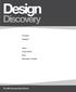 Design. Discovery. The Web Design Sketchbook. Company: Designer: Client: Project Name: Date: Description / Details: