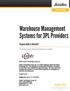Warehouse Management Systems for 3PL Providers