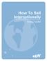 How To Sell Internationally. Selling Toolkit