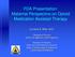 FDA Presentation: Maternal Perspective on Opioid Medication Assisted Therapy