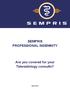 SEMPRIS PROFESSIONAL INDEMNITY. Are you covered for your Teleradiology consults?
