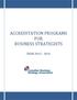 ACCREDITATION PROGRAMS FOR BUSINESS STRATEGISTS