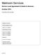 Mailroom Services. Service Level Agreement & Guide to Services. October 2015. Facilities Directorate. Changes in Version 3. Delivery/Collection Times