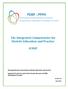 The Integrated Competencies for Dietetic Education and Practice ICDEP. Developed by the Partnership for Dietetic Education and Practice