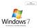 Microsoft Windows 7 Intermediate Training Manual. Draft Not for redistribution