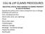 CGU & UIP CLAIMS PROCEDURES