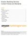 Amazon Marketing Services Content Policies and Standards