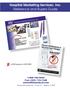 Hospital Marketing Services. Inc. Reference and Buyers Guide