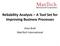 Reliability Analysis A Tool Set for. Aron Brall