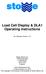 Load Cell Display & DLA1 Operating instructions