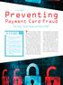 Preventing. Payment Card Fraud. Is your business protected?