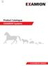 Product Catalogue EXAMION Systems