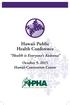 Hawaii Public Health Conference