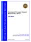 OFFICE OF AUDITS & ADVISORY SERVICES ACCOUNTS PAYABLE VENDOR MASTER FILE AUDIT FINAL REPORT