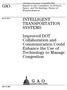 GAO INTELLIGENT TRANSPORTATION SYSTEMS. Improved DOT Collaboration and Communication Could Enhance the Use of Technology to Manage Congestion