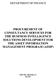 PROCUREMENT OF CONSULTANCY SERVICES FOR THE BUSINESS INTELLIGENCE SOLUTIONS DEVELOPMENT FOR THE ASSET INFORMATION MANAGEMENT PROGRAM (AIMP)