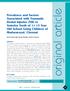 original article KEY-WORDS Traumatic Dental injuries, Prevalence, Ellis and Davey classification, Fall, School Dental Health Program.