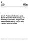 Crash Problem Definition and Safety Benefits Methodology for Stability Control for Single-Unit Medium and Heavy Trucks and Large-Platform Buses