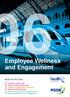 Employee Wellness and Engagement