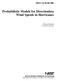 NIST GCR 06-906 Probabilistic Models for Directionless Wind Speeds in Hurricanes